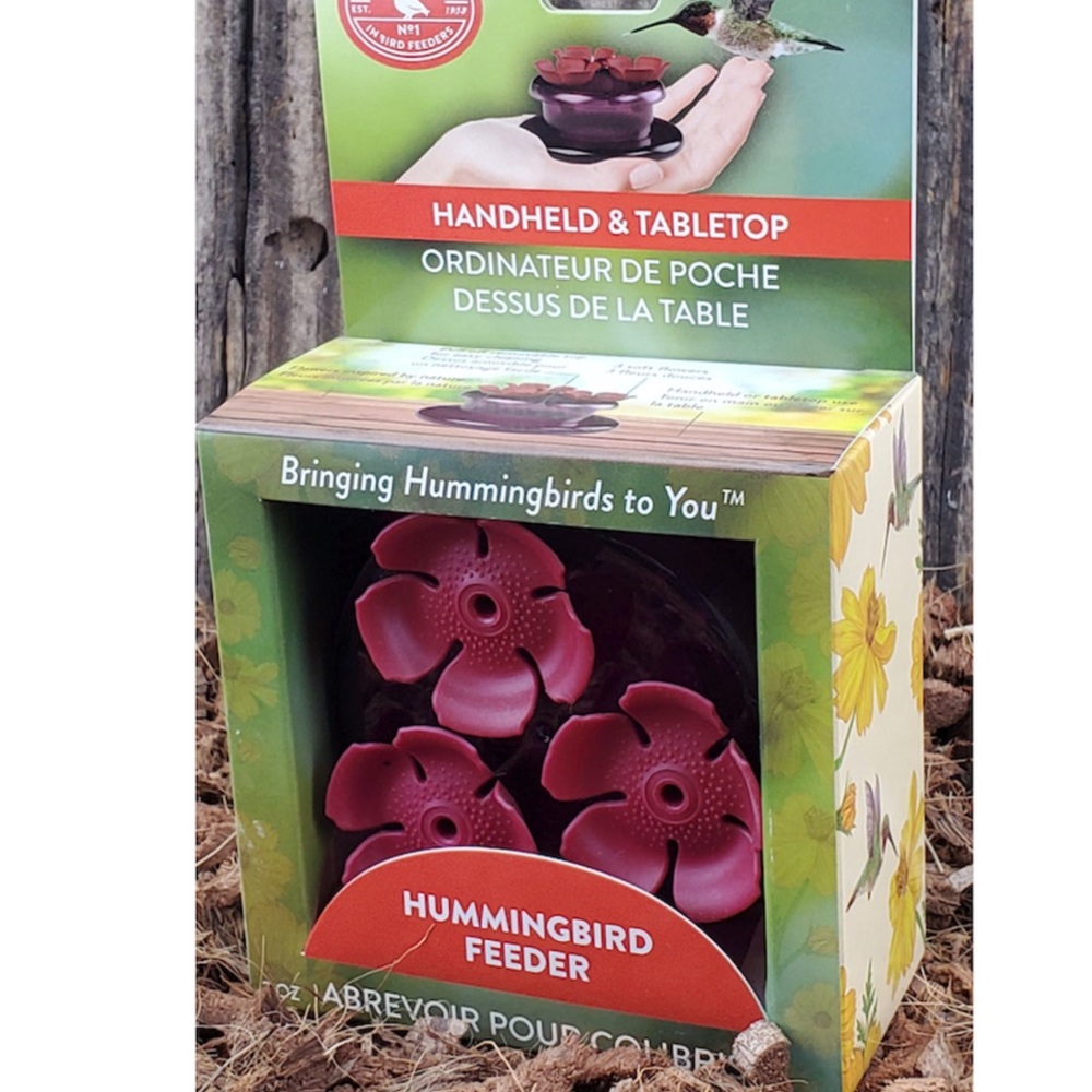 NIB Perky-Pet Hummingbird Feeder for Table or Handheld Use